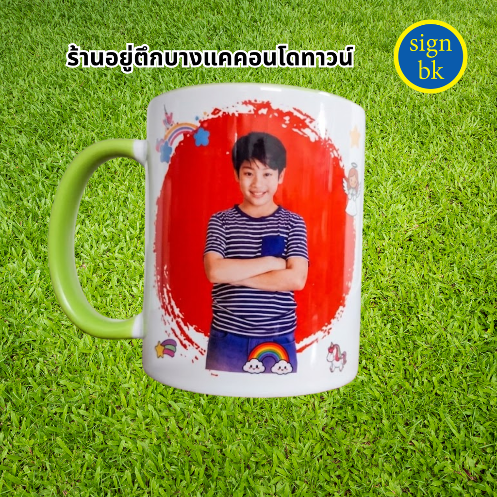 แก้วพิมพ์รูป ผลิตโดย ร้านป้าย signbk